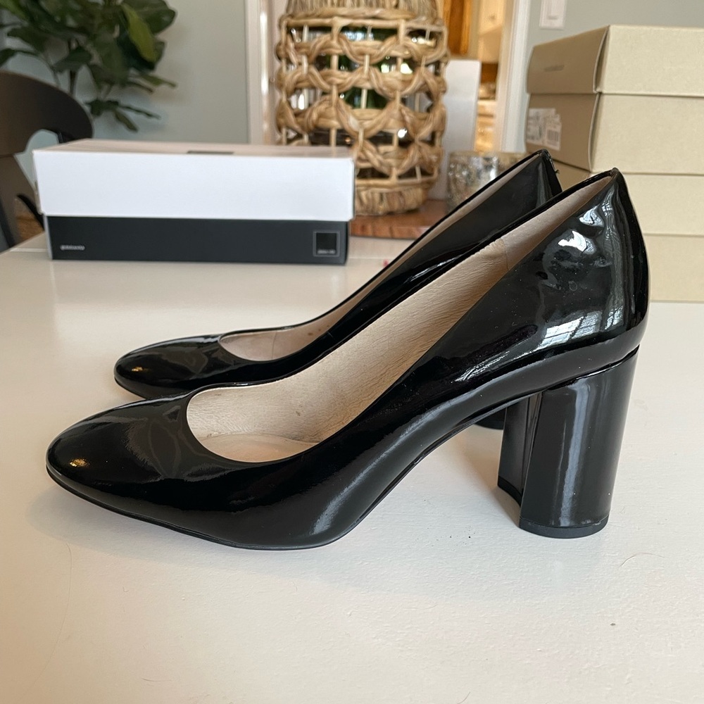 Louise Et Cie Black Patent Leather Jalzy Pump